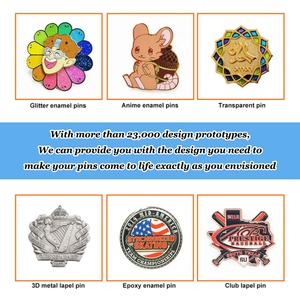 Fabricant de badges, conception personnalisée, logo de marque de mode, épingles à revers en émail, épingles en émail personnalisées - Product Image 3