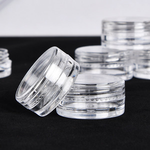 Customize Logo Printing Sticker <strong>Plastic</strong> 5g 5ml <strong>clear</strong> Pot Jar <strong>Container</strong> for Cosmetic Cream Lotion, 5 Gram Cream Jar With Lid - Product Image 6