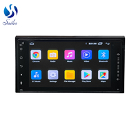 Radio de Coche Portátil Android 2 Din de 9 Pulgadas, Autoradio Estéreo con Navegación GPS, WIFI, Transmisor FM, Enlace Telefónico, 1 Año de Garantía