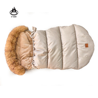 Vente en gros chancelière chauffante pour bébé motif extérieur imprimé sac de couchage pour bébé avec fermeture éclair