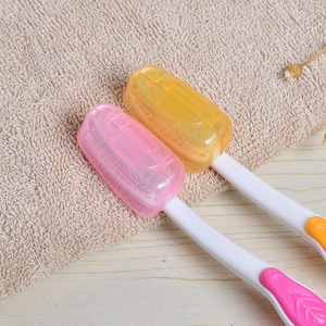 Étui de voyage portable pour brosse à dents, couvercle pliable en plastique, boîte de rangement pour accessoires dentaires d'extérieur avec protection de la tête de brosse - Product Image 2