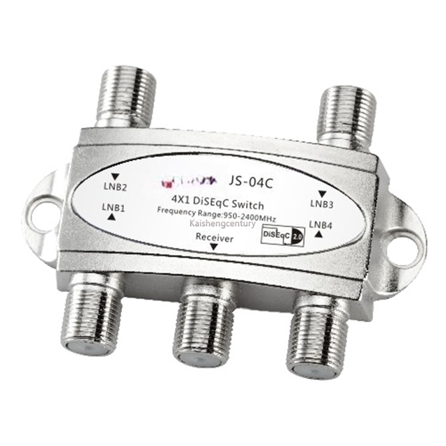 DiSEqC Switch Version 2.0 TV Signal Switching  Four In One Out  Switch JS-04C