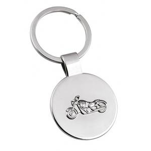 Llavero de motocicleta Harley, colgante redondo de metal, accesorio decorativo para regalo - Product Image 1