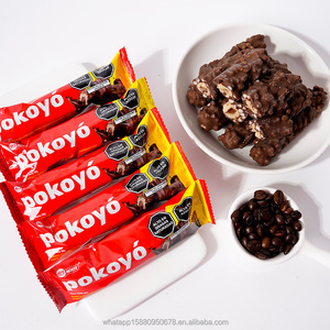 Biscuits enrobés de chocolat sucré avec des grains de riz croustillants, prêts à consommer, en gros - Product Image 4
