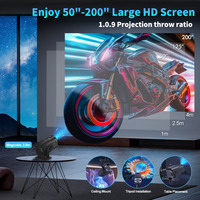 Projecteur Topleo mini projecteur extérieur portable projecteur hy320 vidéo maison smart android lcd projecteur led 4k