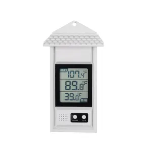 Termometri digitali Min Max eco-friendly da giardino interno esterno a parete per la casa
