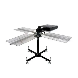 Secador rotativo de posicionamiento de cuatro plataformas, SPE-1600W, para serigrafía