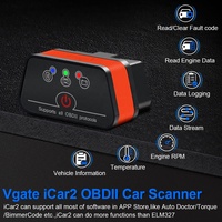Última Versión del Lector de Códigos OBD2 Vgate ICar2, Compatible con Todos los Protocolos OBDII