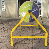 Support de tambour de câble triangulaire Charge maximale 50KG/Support de câble à fibre optique / Support de tuyau d'eau