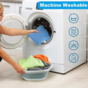 Microfiber Cleaning <strong>Cloth</strong> Reusable Soft Absorbent Lint-Free Cleaning Rag Towels For Kitchen Multiple Use Microfiber - Product Image 3