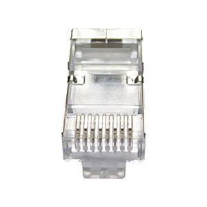 Connecteur réseau modulaire <span class=keywords><strong>cat</strong></span> <span class=keywords><strong>6a</strong></span> 8p8c UTP rg45 <span class=keywords><strong>rj</strong></span> <span class=keywords><strong>45</strong></span> Plug pass through Cat6a STP Ethernet RJ45 Connector - Product Image 6