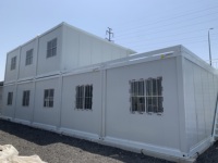 Maison préfabriquée à construction rapide de 20 pieds 40 pieds maison modulaire en conteneur pliable petite minuscule maison en conteneur pliable pour le camping bureau à domicile