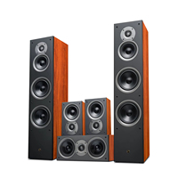 Altavoces Swan Jam&Lab de 6 y 8 Pulgadas para Cine en Casa, Sistema de Sonido HiFi, Altavoces Frontales, Centrales y Surround 2.0, 5.0