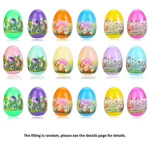 Caja Sorpresa de Huevos de Pascua Transfronteriza con Conejo, Juguete de Cápsula, Huevos Coloridos para Apretar y Aliviar el Estrés, Plástico para Fiestas y Lotería - Product Image 5