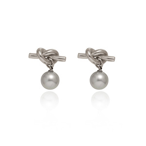 Elegant Stainless Steel Stud <b>Earrings</b> with Imitation Pearl <b>Gold</b> Plated Diamond Fashion Jewelry <b>Dangle</b> Drop <b>Earrings</b> for Girls - Product Image 2