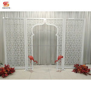 ฉากหลังสีขาวสำหรับตกแต่งงานอีเว้นท์ งานแต่งงาน และซุ้มโค้ง - Product Image 5