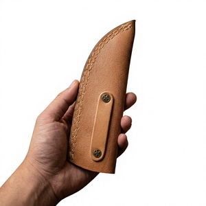 Cuchillo de hoja fija Drop Point de acero de Damasco con mango colorido, personalizable para caza, camping y supervivencia. - Product Image 5