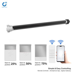 Juego de Cortinas Motorizadas Inteligentes Tuya al <span class=keywords><strong>Mejor</strong></span> Precio, Control por Voz, para Ventanas de Oficina y Exteriores, Diseño Silencioso, Material de Aleación de Zinc y Plástico - Product Image 3