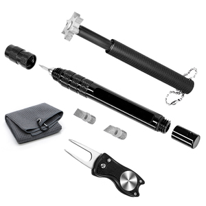 Kit d'entretien pour clubs de golf avec logo personnalisé, ensemble de nettoyage, aiguiseur de rainures, spray, brosse, OEM, ODM, cadeau - Product Image 6