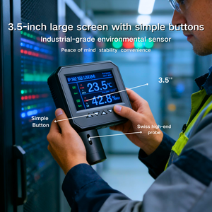 Temperature and Humidity <b>Meter</b> for Gas Analysis, Gas Detection Instrument, Suitable for Laboratory Gas Detection - Product Image 2