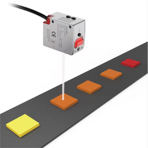 Hoge Nauwkeurigheid Foto-Elektrische <span class=keywords><strong>Color</strong></span> Sensor 500Mm Rgb Contrast Kleurdetectie Pnp Output 12-30V Dc Voor Kleurverschil - Product Image 1