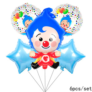 Set de Globos de Helio con Diseño de Payaso de la Fábrica BLN, Decoración <span class=keywords><strong>para</strong></span> Cumpleaños, Festivales, Navidad, Globo de Helio - Product Image 4