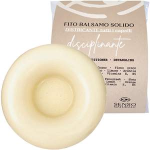 SENSO NATURALE Balsamo Solido 100G Districante per Tutti i Tipi di Capelli Formula alle Erbe - Product Image 1