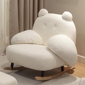 Poltrona Moderna di Lusso in Stile Nordico per Soggiorno, Sedia Singola in Shearling per Camera da Letto, Arredamento per la Casa - Product Image 6