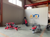 Appareil de musculation professionnel à charge libre, machine de musculation inclinée multicolore