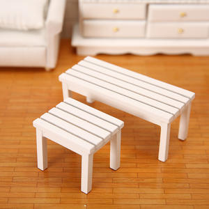Mode Miniature chaise de stationnement meubles en plastique 1:12 maison de poupée accessoires poche nourriture jouer Simulation petits ornements tabouret - Product Image 2
