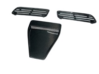 De fibra de carbono en el capó para 2008-2015 Mitsubishi Lancer Evo X