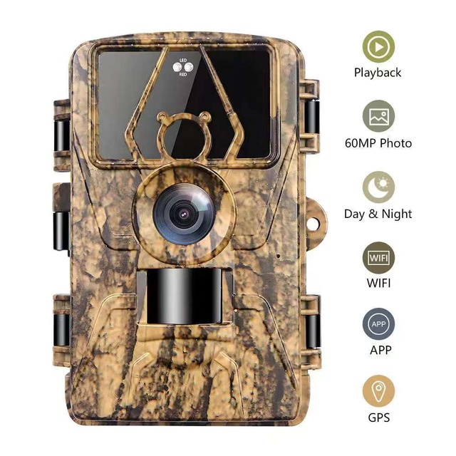 Wildlife Hunting Trail Camera 4G LTE SIM Wireless 24000mAh Battery 940 No Glow Night Vision Camo Under 10x Optical Zoom