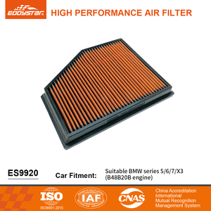 Filtro de Aire de Alto Flujo y Alto Rendimiento EDDYSTAR para BMW Serie 3/4/5/6/7 GT M140i M240i X3 (B48B20B) ES9920 - Product Image 3