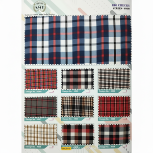 ผ้าชุดยูนิฟอร์มลายตารางย้อมเส้นด้ายคุณภาพพรีเมียม |   ผ้าลายสก็อตสำหรับเสื้อและกางเกงนักเรียน - Product Image 1