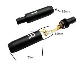 2pin audio/HD800S/820 series headphone connector, plug only. Cable OD 4.5mm