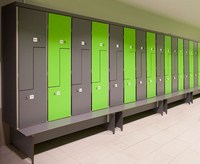 Casilleros Inteligentes Comerciales Compactos, Laminado Compacto Ecológico, Estructura Resistente, con Cerraduras Electrónicas