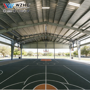 Gimnasio de Baloncesto con Estructura de Acero para Propiedades Privadas, Centro Deportivo al Aire Libre para Práctica Personal, Diseño Moderno, <span class=keywords><strong>Vida</strong></span> Útil de Más de 50 Años - Product Image 3