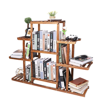Support de plantes en bois moderne robuste pour sol, étagère pour pots de fleurs, présentoir intérieur/extérieur