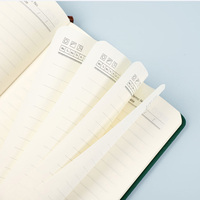 Carnet de notes ligné A5, papeterie scolaire, logo personnalisé, carnets en cuir PU pour étudiants