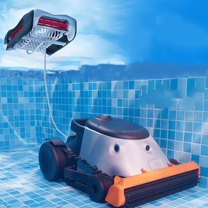 Dispositivo di pulizia della superficie della piscina <span class=keywords><strong>Robot</strong></span> automatico Skimmer per la pulizia intelligente e senza fili accessorio per il nuoto <span class=keywords><strong>Robot</strong></span> <span class=keywords><strong>Robot</strong></span> pulitore - Product Image 1