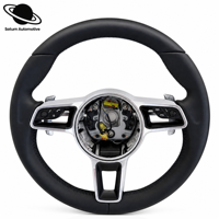 Volant en fibre de carbone pour Porsche 981 991 992 718 Macan Panamera Cayenne Taycan 917 911 Boxster Cayman GT