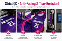 Conjunto de Camiseta y Pantalones Cortos de Voleibol Personalizados Premium Unisex, Transpirables, que Absorben la Humedad, Antibacterianos, Uniforme de Equipo con Logotipo, Nombre y Número