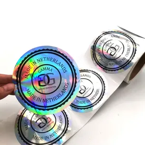 Factory Customized Logo Hologram Sticker Roll Holographic