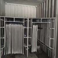 Andamios de Marco Metálico al por Mayor para la Construcción de Edificios, Alta Capacidad de Carga