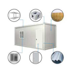 20ft di động Z loại gấp container nhà đúc sẵn mô-đun gấp ra nhà có thể gập lại văn phòng prefab - Product Image 3