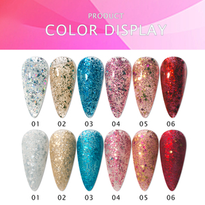 JTING-esmalte de uñas <span class=keywords><strong>semipermanente</strong></span> con purpurina de neón, de 6 colores GEL UV, <span class=keywords><strong>Kit</strong></span> de <span class=keywords><strong>manicura</strong></span>, Etiqueta Privada, 15ml, venta al por mayor - Product Image 3