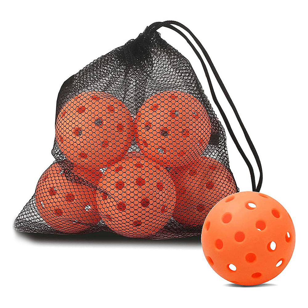 Children 74mm 40 Holes Outdoor Tournament Training Pickleball Custom Logo Durable PE Rotomolded Injection Molded High Elasticity
