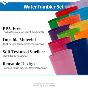 Reusable Plastic Coffee Cup Beverage Cup with Silicone Cover Silicone Sleeve Degradable Water Cup - Product Image 4