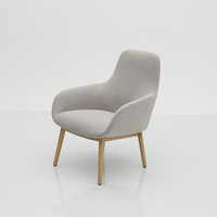Fauteuil de salon moderne en cuir PU souple pour hôtel, fauteuil de club, fauteuil de détente blanc, fauteuil d'appoint