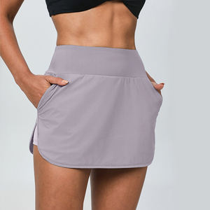 Jupe de sport mini deux-en-un anti-exposition pour femme, protection solaire, course à pied, mode décontractée, tennis - Product Image 2